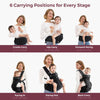 Canguru Ergonômico 2 em 1 com Hip Seat Momcozy Move2Fit