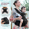 Canguru Ergonômico 2 em 1 com Hip Seat Momcozy Move2Fit