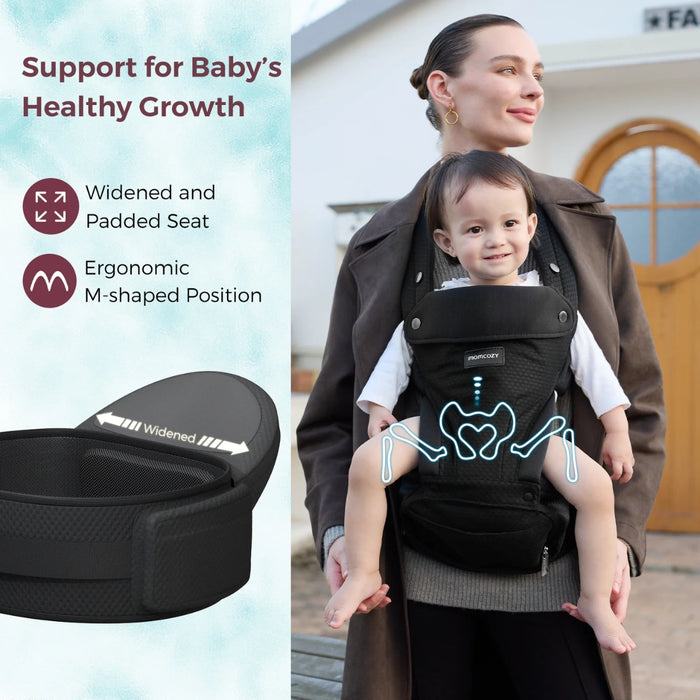 
    Canguru Ergonômico 2 em 1 com Hip Seat Momcozy Move2Fit
  