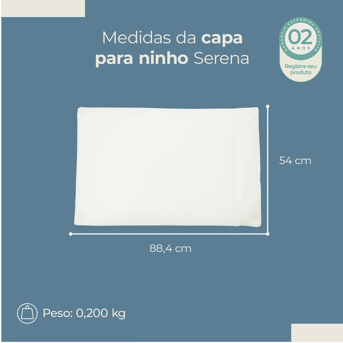 
    Capa Para Ninho Redutor Serena Infanti Off White
  