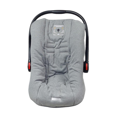 Capa Protetora Para Bebê Conforto D'Bella For Baby Cinza - Coala - D' Bella For Baby Babytunes