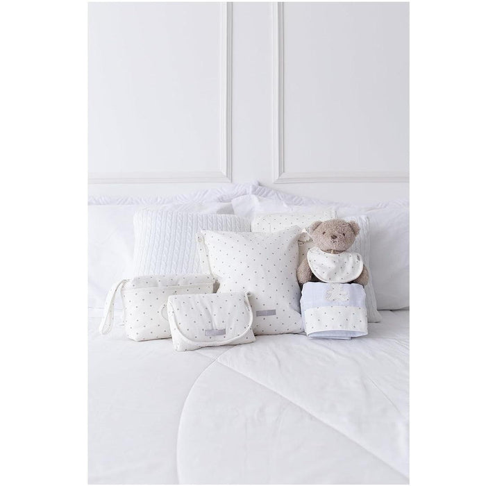 
    Capa Protetora Para Bebê Conforto D'Bella For Baby Off White - Poá Cinza - D' Bella For Baby Babytunes
  