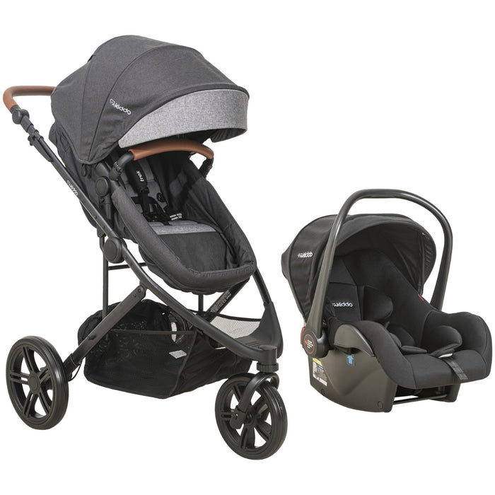 
    Carrinho + Bebê Conforto Travel System Trek Melange Graphite Kiddo
  