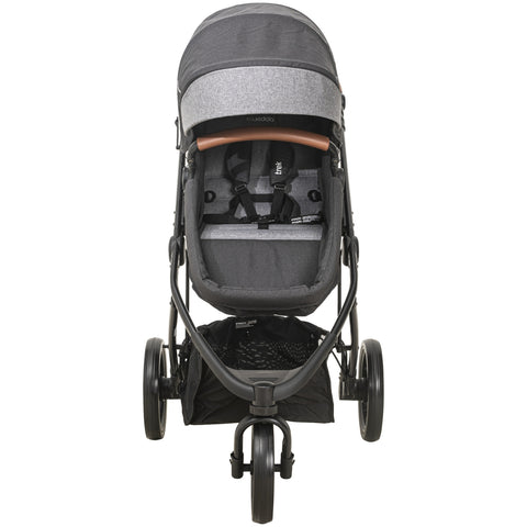 Carrinho De Bebê Travel System Trek Melange Graphite Kiddo