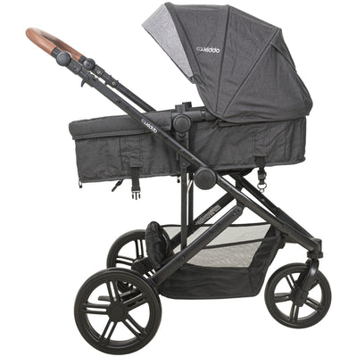 Carrinho + Bebê Conforto Travel System Trek Melange Graphite Kiddo - Moisés