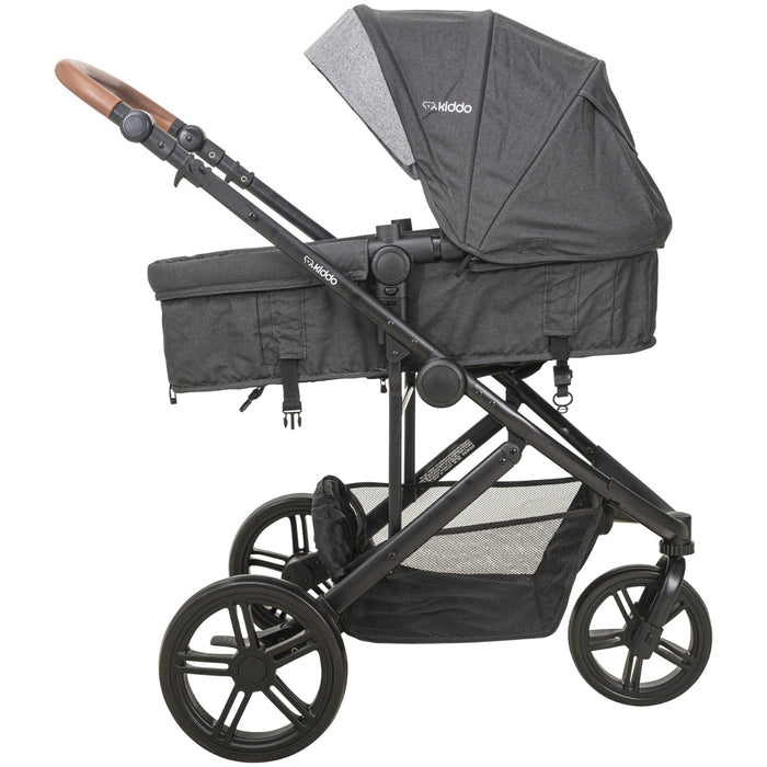 
    Carrinho + Bebê Conforto Travel System Trek Melange Graphite Kiddo
  