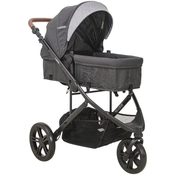 
    Carrinho + Bebê Conforto Travel System Trek Melange Graphite Kiddo
  