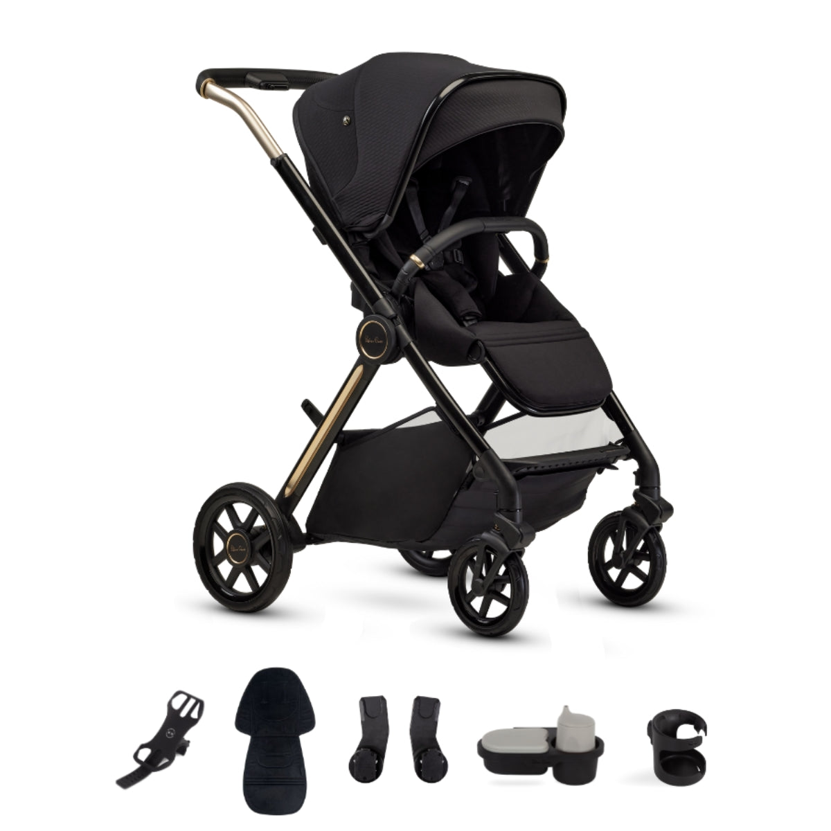 Carrinho De Bebê Com Acessórios Silver Cross Reef 2 Espresso (Edição Especial) - Silver Cross Babytunes