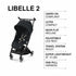 Carrinho De Bebê Compacto Cybex Libelle 2 Magic Black