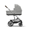 Carrinho De Bebê Cybex Balios S Lux Stone Grey (Silver Frame)