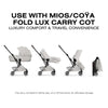 Carrinho De Bebê Cybex Coya Lux Style Collection Chrome / City Grey