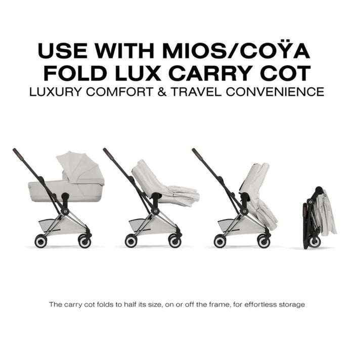 
    Carrinho De Bebê Cybex Coya Lux Style Collection Chrome / City Grey
  