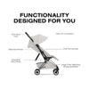 Carrinho De Bebê Cybex Coya Lux Style Collection Chrome / City Grey