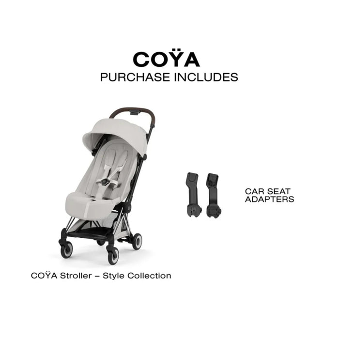 
    Carrinho De Bebê Cybex Coya Lux Style Collection Chrome / City Grey
  