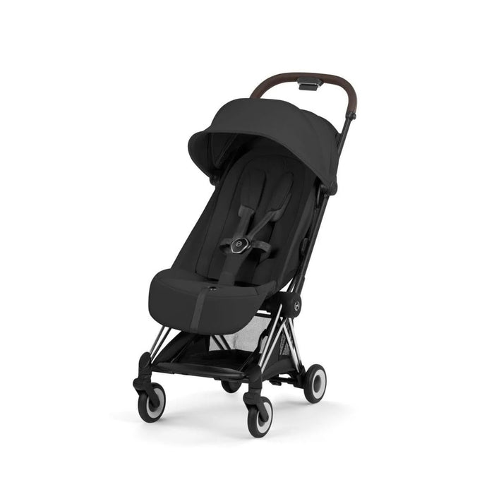 Carrinho De Bebê Cybex Coya Lux Style Collection Chrome / Sepia Black