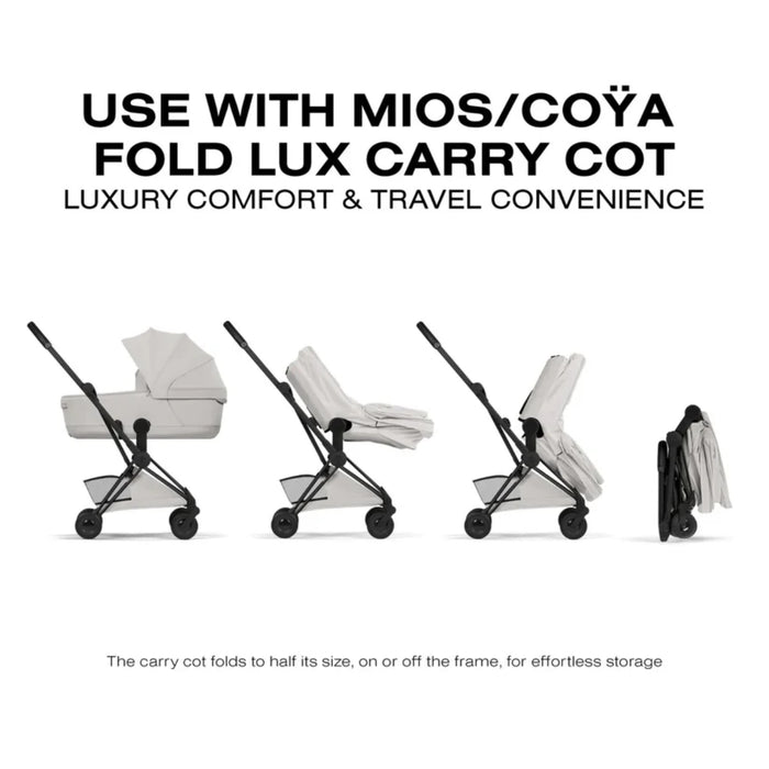 
    Carrinho De Bebê Cybex Coya Lux Style Collection Matte Black / City Grey
  