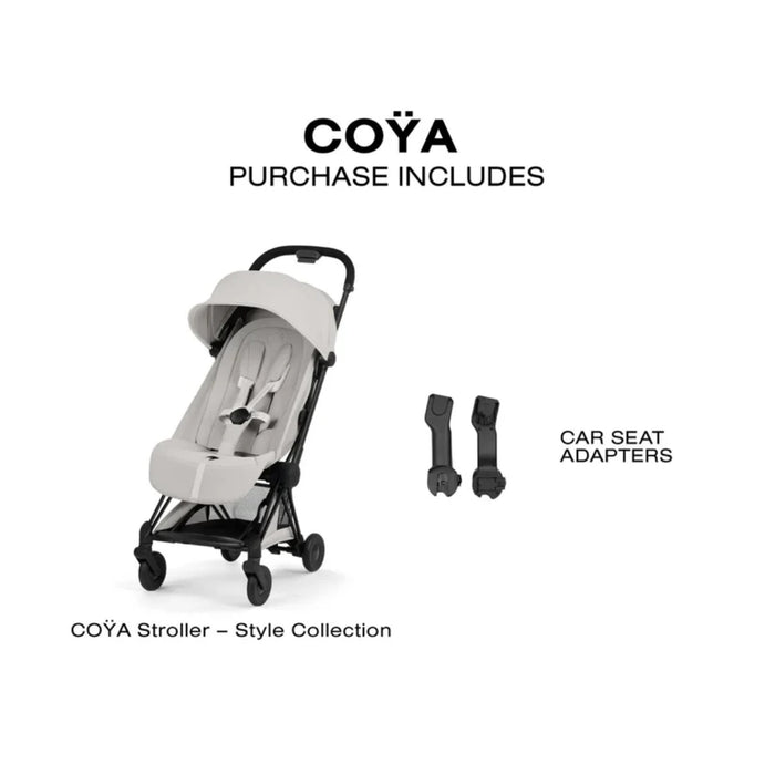 
    Carrinho De Bebê Cybex Coya Lux Style Collection Matte Black / City Grey
  