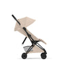 Carrinho De Bebê Cybex Coya Lux Style Collection Matte Black / Cozy Beige