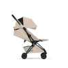 Carrinho De Bebê Cybex Coya Lux Style Collection Matte Black / Cozy Beige