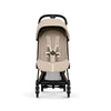 Carrinho De Bebê Cybex Coya Lux Style Collection Matte Black / Cozy Beige