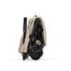 Carrinho De Bebê Cybex Coya Lux Style Collection Matte Black / Cozy Beige