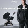 Carrinho De Bebê Cybex Coya Lux Style Collection Matte Black / Cozy Beige