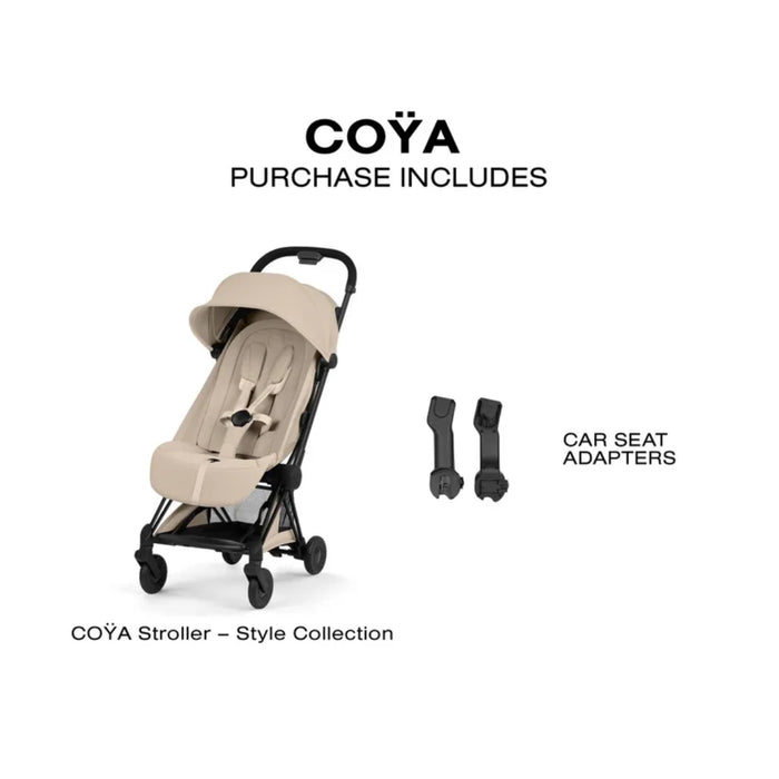 
    Carrinho De Bebê Cybex Coya Lux Style Collection Matte Black / Cozy Beige
  