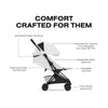 Carrinho De Bebê Cybex Coya Lux Style Collection Matte Black / Off White