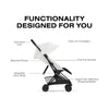 Carrinho De Bebê Cybex Coya Lux Style Collection Matte Black / Off White
