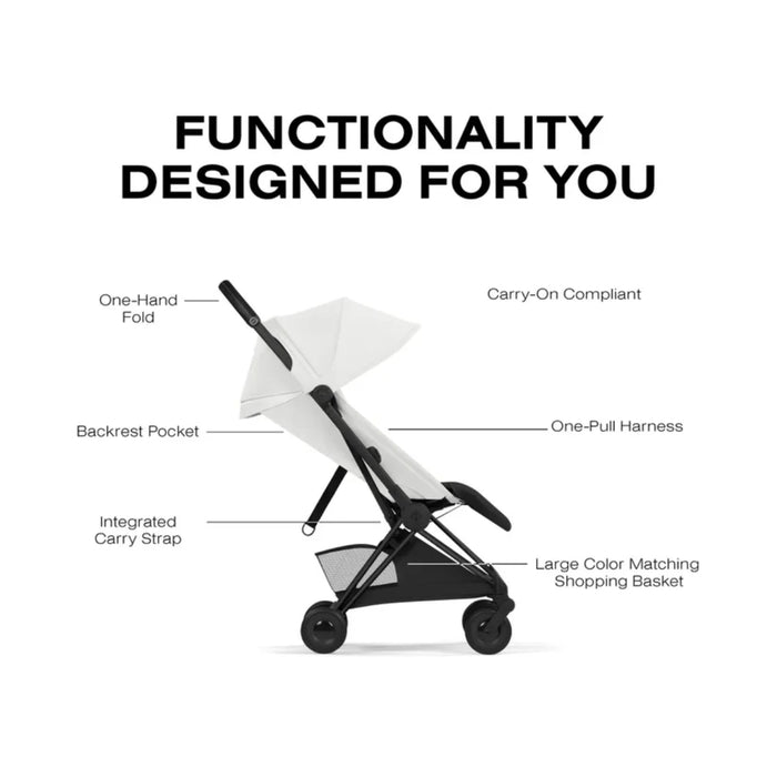 
    Carrinho De Bebê Cybex Coya Lux Style Collection Matte Black / Off White
  