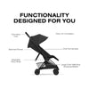 Carrinho De Bebê Cybex Coya Lux Style Collection Matte Black / Sepia Black