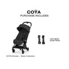 Carrinho De Bebê Cybex Coya Lux Style Collection Matte Black / Sepia Black
