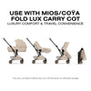 Carrinho De Bebê Cybex Coya Lux Style Collection Rose Gold / Cozy Beige