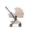 Carrinho De Bebê Cybex Coya Lux Style Collection Rose Gold / Cozy Beige