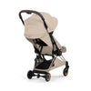 Carrinho De Bebê Cybex Coya Lux Style Collection Rose Gold / Cozy Beige