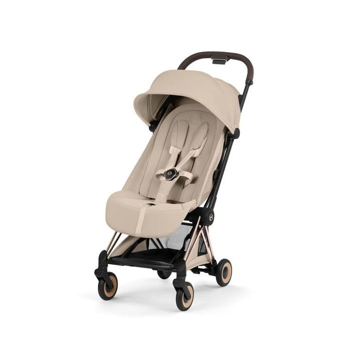 Carrinho De Bebê Cybex Coya Lux Style Collection Rose Gold / Cozy Beige