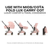 Carrinho De Bebê Cybex Coya Lux Style Collection Rose Gold / Peach Pink