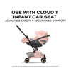 Carrinho De Bebê Cybex Coya Lux Style Collection Rose Gold / Peach Pink