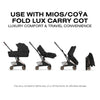 Carrinho De Bebê Cybex Coya Lux Style Collection Rose Gold / Sepia Black