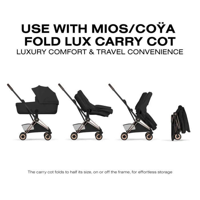 
    Carrinho De Bebê Cybex Coya Lux Style Collection Rose Gold / Sepia Black
  