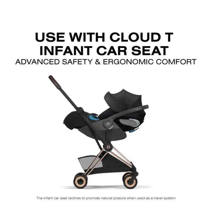 
    Carrinho De Bebê Cybex Coya Lux Style Collection Rose Gold / Sepia Black
  