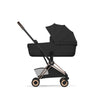 Carrinho De Bebê Cybex Coya Lux Style Collection Rose Gold / Sepia Black