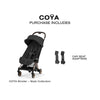 Carrinho De Bebê Cybex Coya Lux Style Collection Rose Gold / Sepia Black