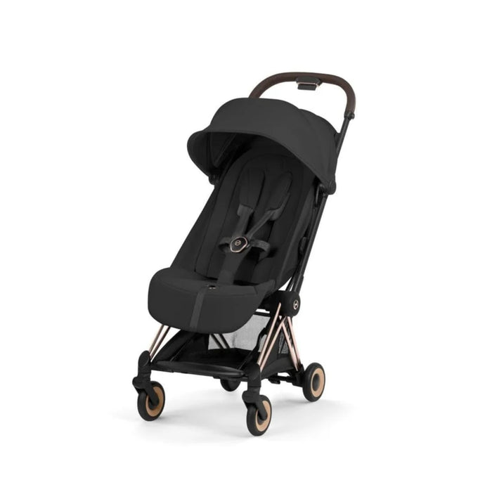 Carrinho De Bebê Cybex Coya Lux Style Collection Rose Gold / Sepia Black