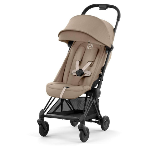 Carrinho De Bebê Cybex Coya Matt Black Cozy Beige - Cybex Babytunes