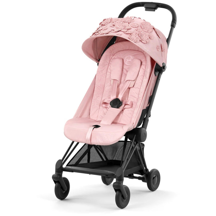 
    Carrinho De Bebê Cybex Coya Simply Flowers Matt Black Blush - Cybex Babytunes
  