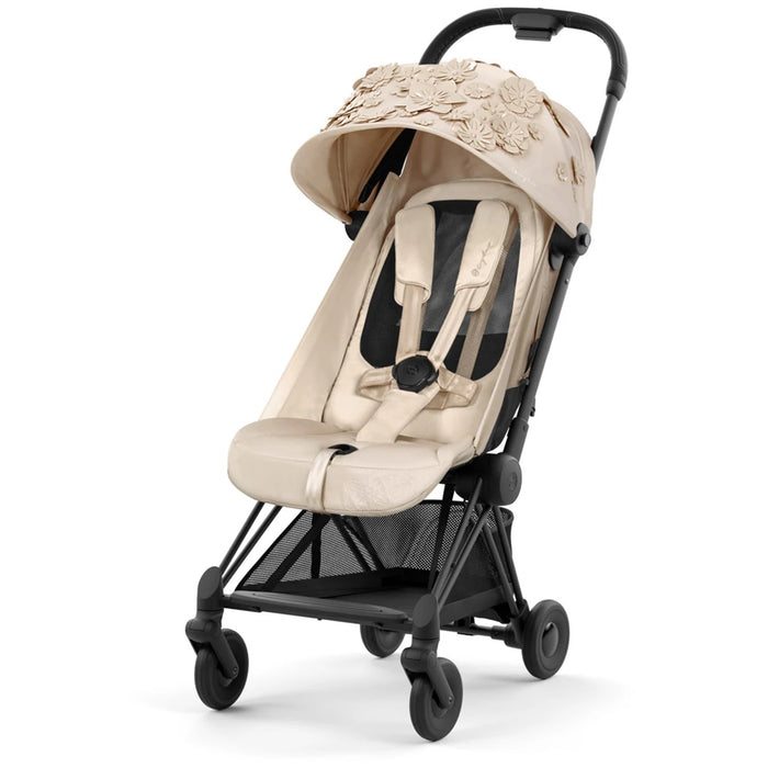 
    Carrinho De Bebê Cybex Coya Simply Flowers Matt Black Beige - Cybex Babytunes
  