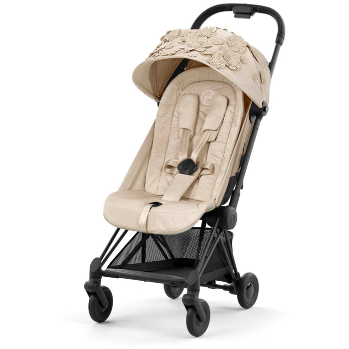 
    Carrinho De Bebê Cybex Coya Simply Flowers Matt Black Beige - Cybex Babytunes
  