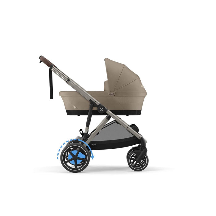 
    Carrinho De Bebê Cybex E-Gazelle S Almond Beige (Taupe Frame) - Cybex Babytunes
  