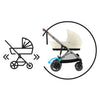 Carrinho De Bebê Cybex E-Gazelle S Stone Grey (Silver Frame)